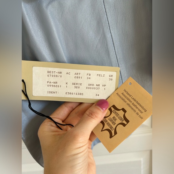 Jobis - Blue Leather Jacket - Picture 6 of 8